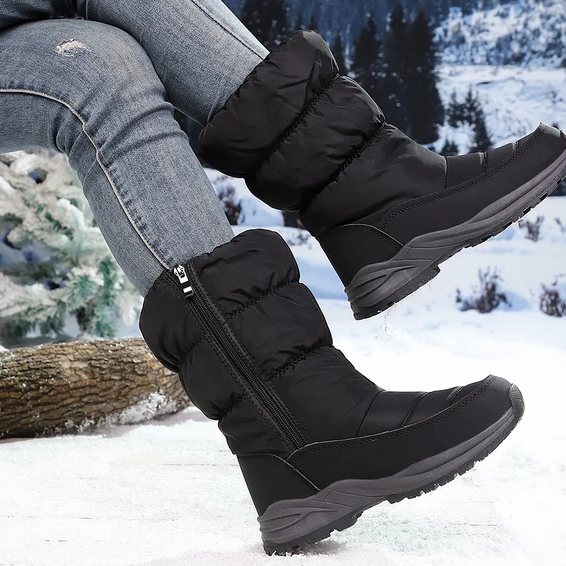 Quiltad Puffer-Boots – Maximal Värme & Komfort