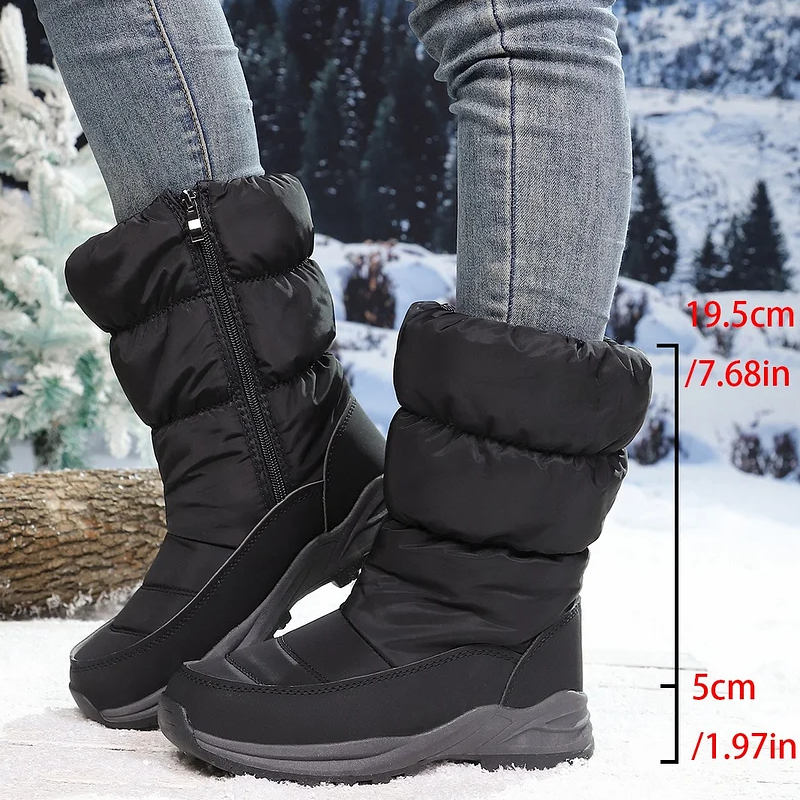 Quiltad Puffer-Boots – Maximal Värme & Komfort