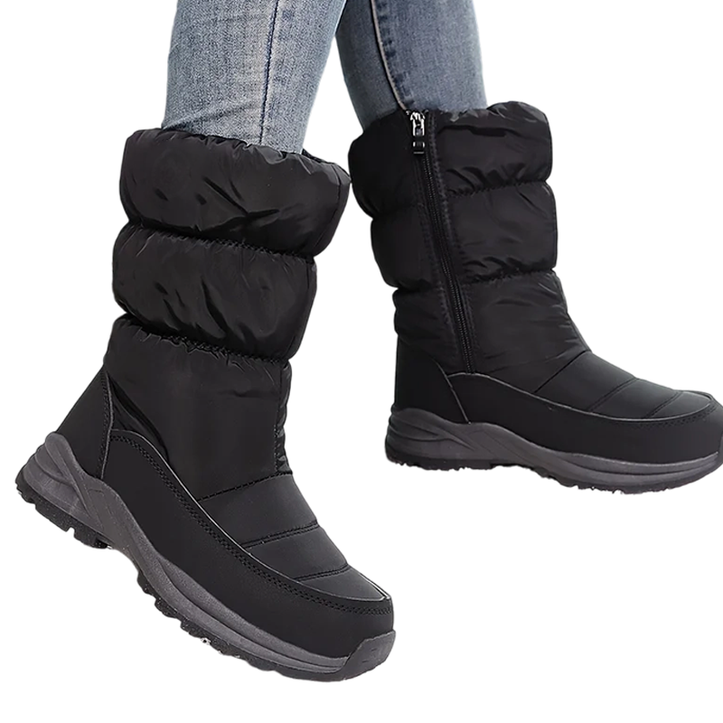Quiltad Puffer-Boots – Maximal Värme & Komfort