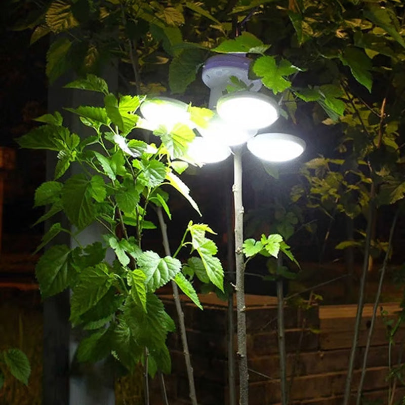Bärbar LED-belysning med Solpanel och Krok