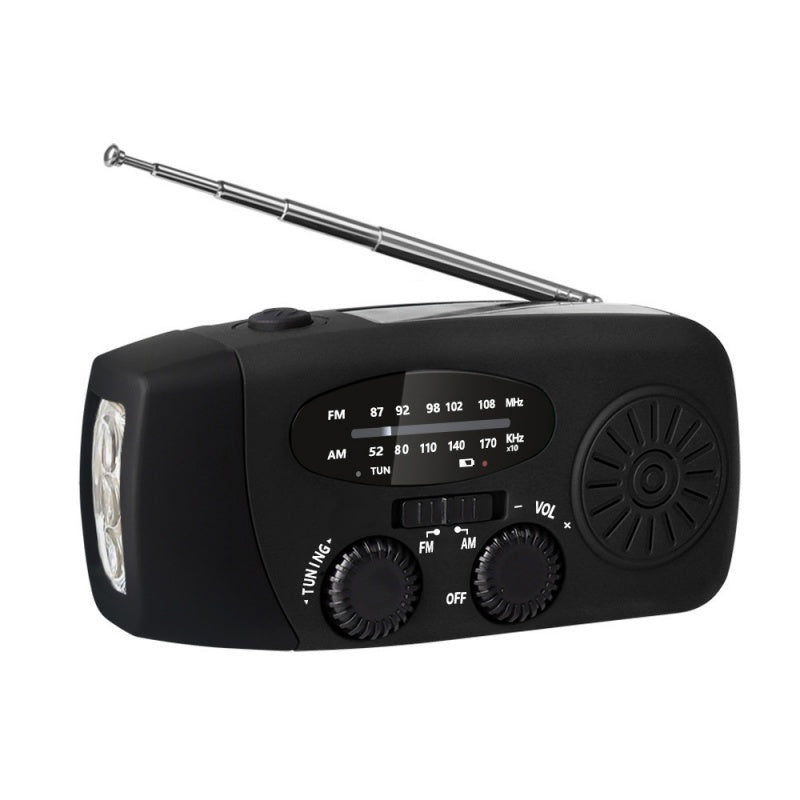 Kompakt Vevradio med Powerbank – För Krishantering
