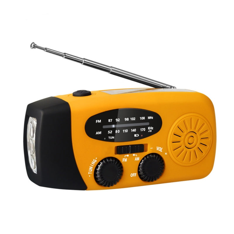Kompakt Vevradio med Powerbank – För Krishantering