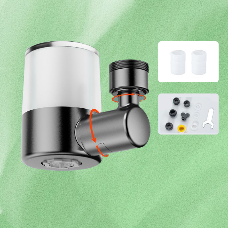 Universellt Kranmunstycke med Filter – 720° Roterbart