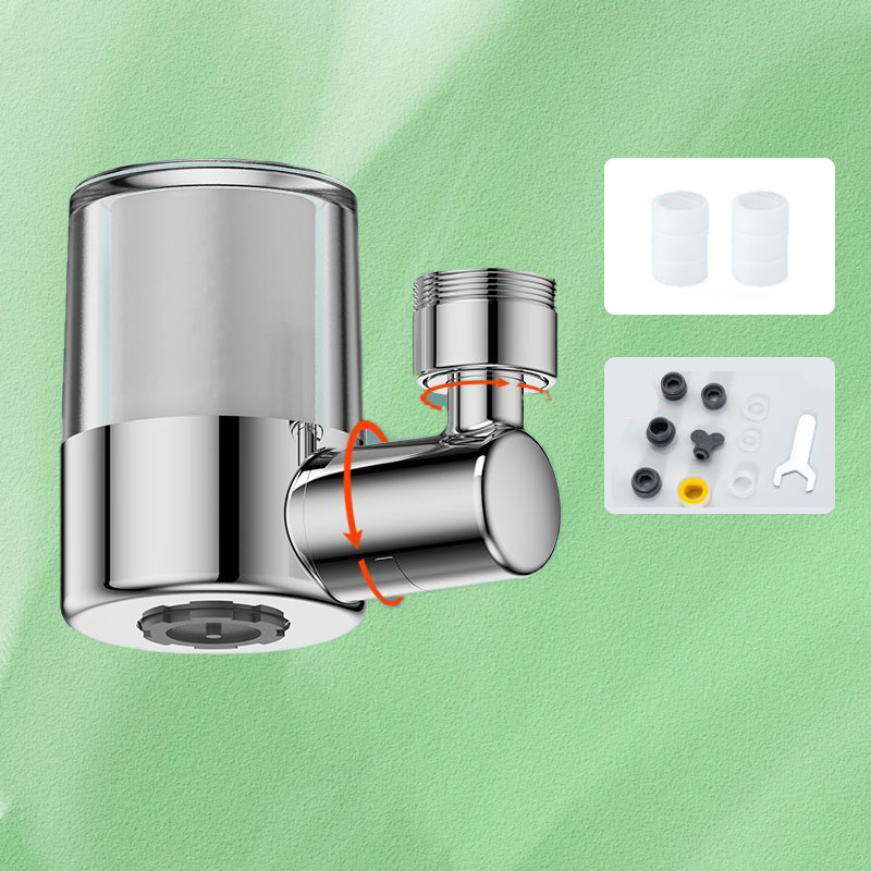 Universellt Kranmunstycke med Filter – 720° Roterbart