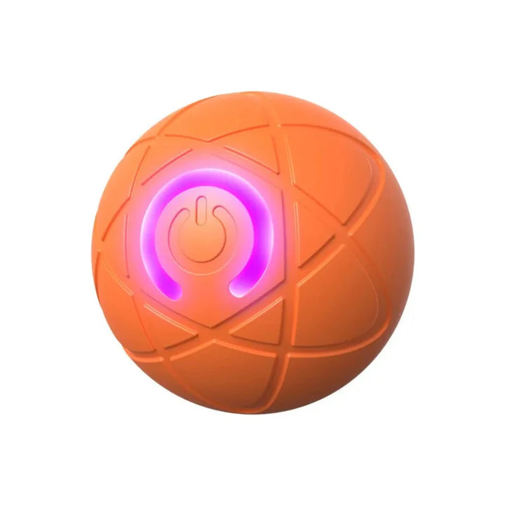 InteractiveBall – Självrörlig & Lysande Husdjursboll för Hund & Katt